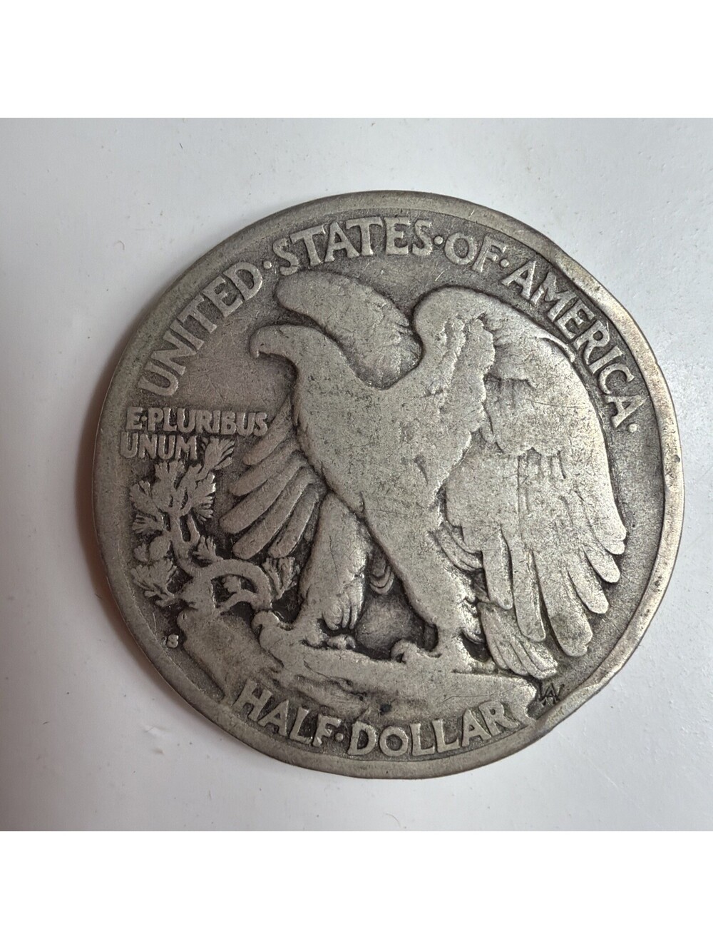 1942 S Walking Liberty Half Dollar, 90% Silver
